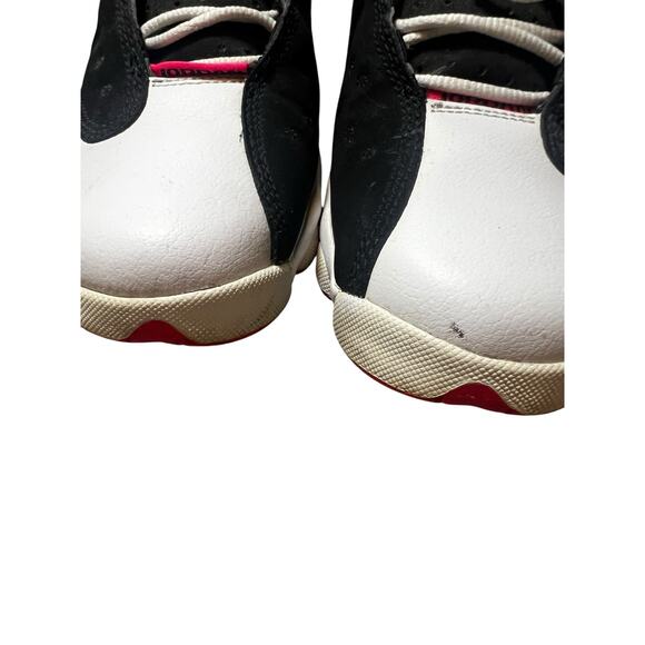 Nike Air Jordan Retro 6Y Girls Black Hyper Pink White 439358-008 B high top shoe - Picture 4 of 9